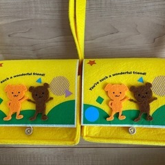 お揃い　フェルトバッグの画像