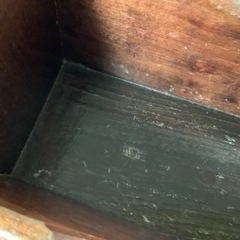 昭和レトロ　調味料入れ　小物入れ　アイヌ紋様調　木製　ヴィンテージ　彫刻の画像