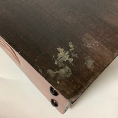 昭和レトロ　調味料入れ　小物入れ　アイヌ紋様調　木製　ヴィンテージ　彫刻の画像