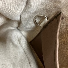 【ハンドメイド】帆布トートバッグ 生成り×モカ ペットボトルホルダー付き1111新品未使用の画像