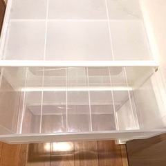 無印良品 ポリプロピレン収納ケース 引出式 大 3段 55×44×67.5cm 半透明  の画像