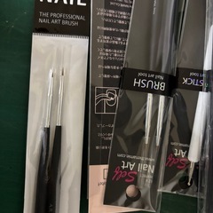 未使用　まとめて　ネイル用ピンセットなどの画像
