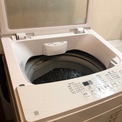 ニトリ　美品　6キロ　高年式　風乾燥機能付き　全自動洗濯機の画像