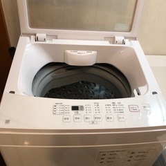 ニトリ　美品　6キロ　高年式　風乾燥機能付き　全自動洗濯機の画像