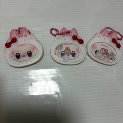 ラブブミニシャカシャカ入りキーホルダーの画像