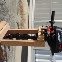 スズキ　DF2（2馬力4スト） 船外機　 平成20年10月製(スタンド付き)の画像