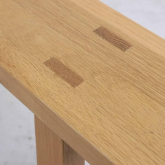 無印良品　オーク材　ベンチの画像