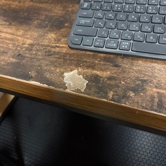 パソコンデスク　ケーブルクリップ付きの画像