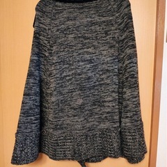 cle des zones  クレデゾーンウール混ポンチョ　Mの画像