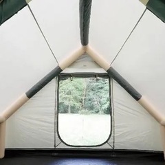 コメリ　エアーフレームテント&グランドシートセットの画像