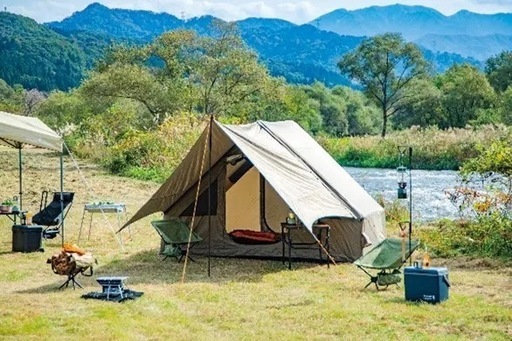 [新品未使用品] 　コメリ　エアーフレーム　　　
テント&グランドシートセット