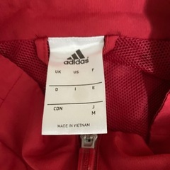 adidas スペイン代表 トラックジャケット ジャージ　セットアップ レッド ゴールドの画像