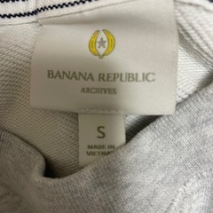 Banana Republic ARCHIVE LOGO SWEATSHIRT グレー sサイズの画像