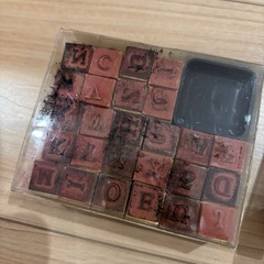 スタンプセット　アルファベット　数字の画像