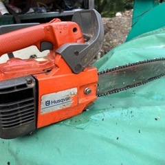 ハスクバーナーチェーンソー少々難ありの画像