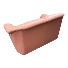 2人がけソファー ピンクの画像