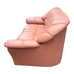 2人がけソファー ピンクの画像