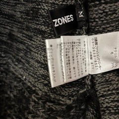 cle des zones  クレデゾーンウール混ポンチョ　Mの画像