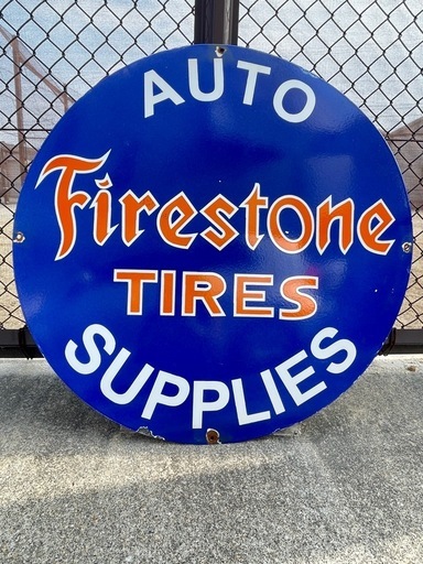 ファイヤーストーン Firestone 看板 ビンテージ アンティーク アメリカ