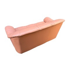 3人掛けソファー ピンクの画像