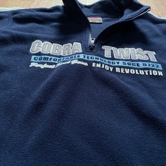 ハーフジップ　裏起毛　160 長袖の画像