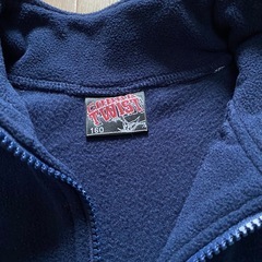 ハーフジップ　裏起毛　160 長袖の画像