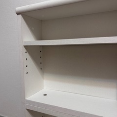 本棚　収納棚　白の画像