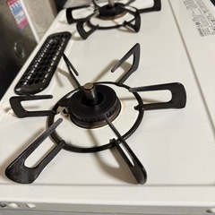 リンナイ HOWARO（ホワロ）56cm 白いガスコンロ 水無し片面焼 ET34NJH4-W (グレーメタリック, 都市ガス（12A・13A）)の画像