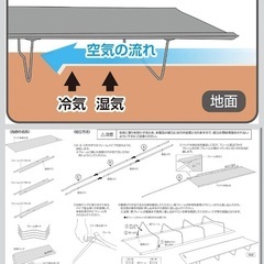 キャプテンスタッグ(CAPTAIN STAG) アウトドアベッド　3個セットで5000円(定価1個で7000円)の画像