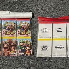 USJ来場者限定　スーパーニンテンドーワールド　メモセット（6冊）&ドンキーコング ギミックボールペン　セットの画像