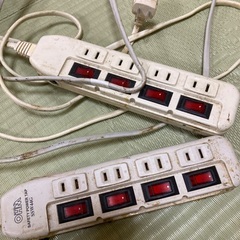 中古　延長コード　電源タップ
