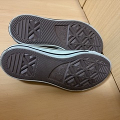 コンバーススニーカー　22センチ　ハイカット　ベージュの画像