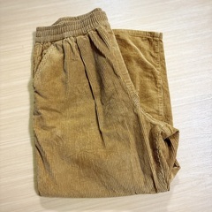 サマンサモスモス　コーデュロイ　ワイドパンツ　カーキの画像