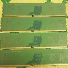 【動作確認済】デスクトップPC用 DDR4メモリ  4G 4枚 の画像