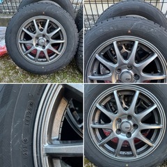195/65R15 ダンロップ ウインターマックス ホイール付き 4本セットの画像