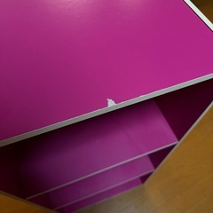 カラーボックス　ピンクの画像