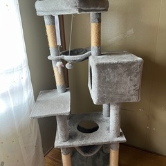キャットタワー⭐︎グレーの画像