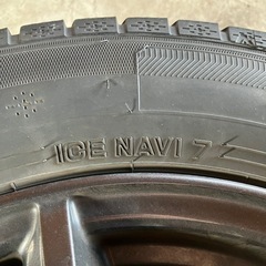 165/70-14◇2021年製◇ｽﾀｯﾄﾞﾚｽﾀｲﾔ&ｱﾙﾐﾎｲｰﾙ4本ｾｯﾄ◇溝あり◇の画像