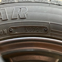 165/70-14◇2021年製◇ｽﾀｯﾄﾞﾚｽﾀｲﾔ&ｱﾙﾐﾎｲｰﾙ4本ｾｯﾄ◇溝あり◇の画像