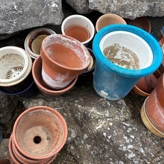 G1111 陶器製植木鉢　の画像