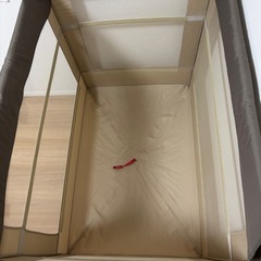 アップリカ　ベビーベット　布団付きの画像