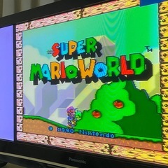 任天堂　スーパーファミコン　スーファミ　本体　カセット５本　コントローラー２本の画像