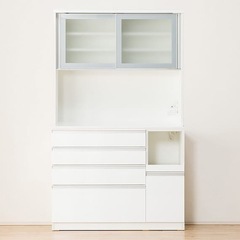 キッチンボード( レジューム120-2AG-S WH/120-2QH-R WH）の画像