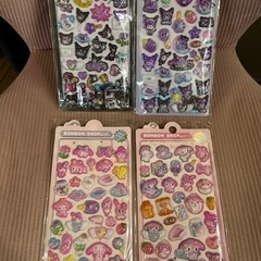 サンリオ ボンボンドロップシール8枚セットの画像