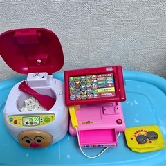 アンパンマン 炊飯器•レジスターおままごとセットの画像