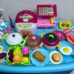 アンパンマン 炊飯器•レジスターおままごとセットの画像