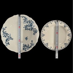 BAUM ESSEX FRENCH BLUE メラミンディナーウェア 12枚セット 39274食器セット コストコお皿
の画像