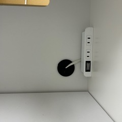 レンジ台・キッチン収納棚(コンセント付き)の画像