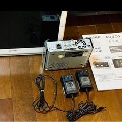 SHARP AQUOSポータブルカラーテレビ2020年製の画像