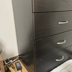 タンス　ブラックの画像